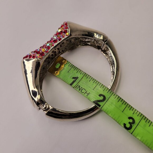 Red and Gold Cuff Bracelet - Picture 8 of 13